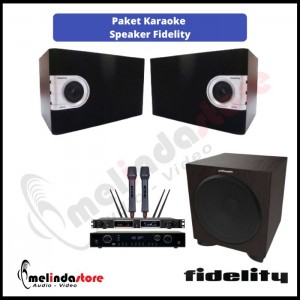 Paket Karaoke Speaker Fidelity E1-01 | No Touchscreen & Player